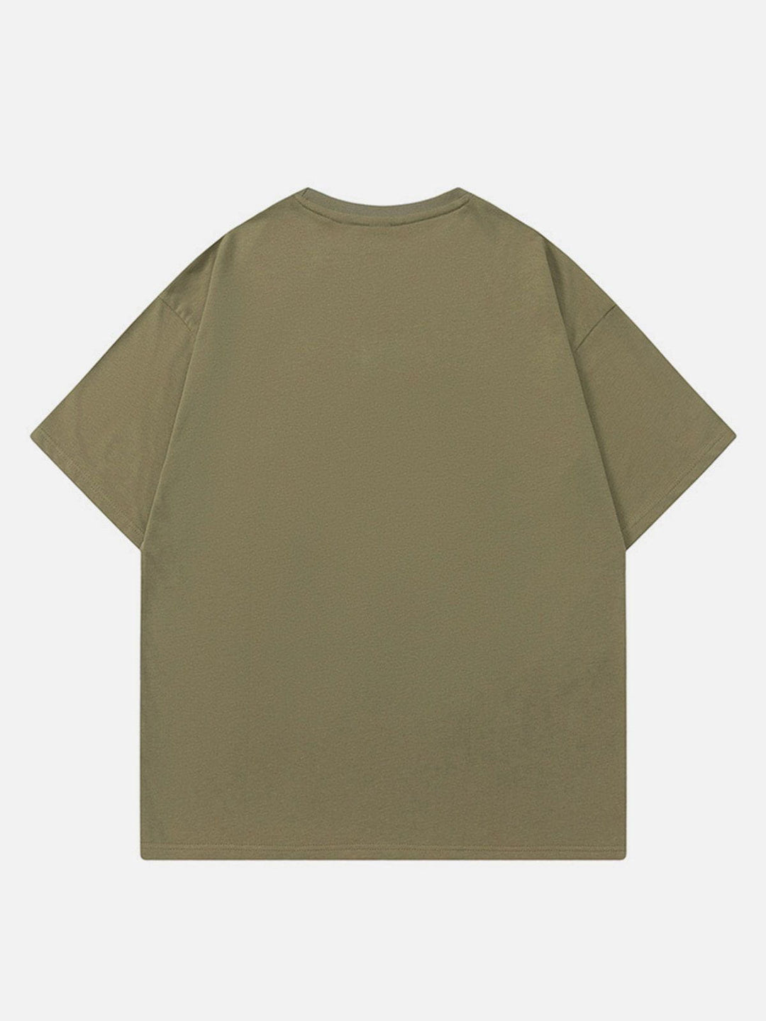 WLS Embroidery Denim Star Tee