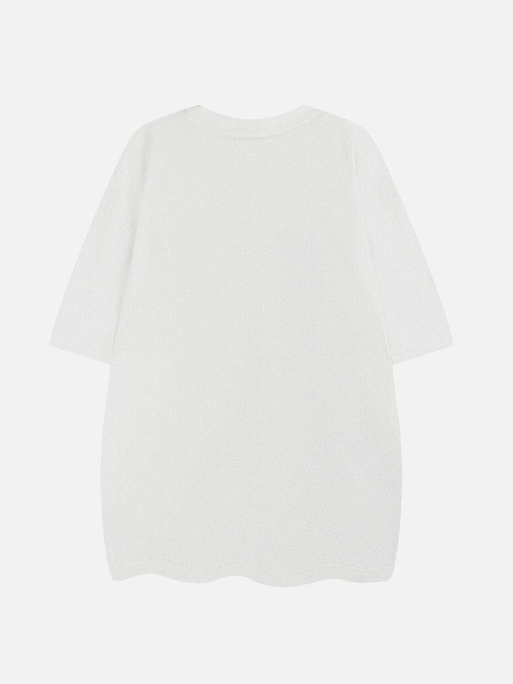 WLS Blurring Cherry Print Tee
