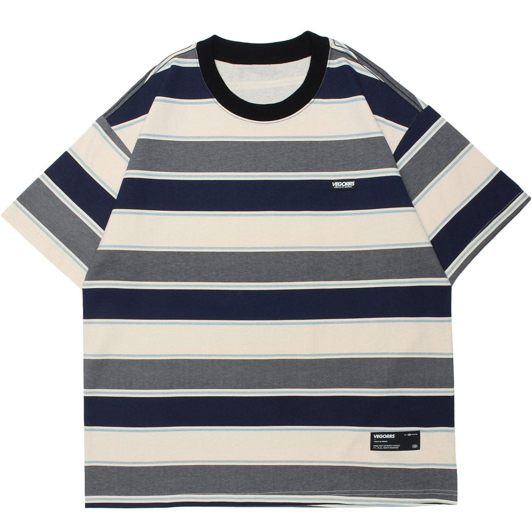 WLS Stripes Contrast Tee
