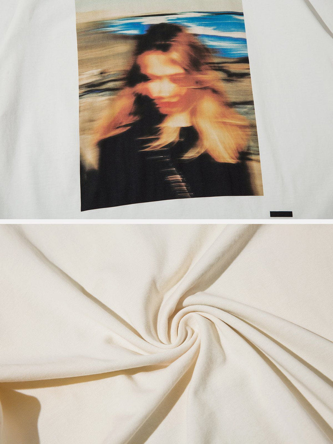 WLS Blur Girl Print Tee