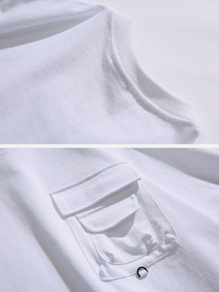WLS Solid Multi Pocket Tee
