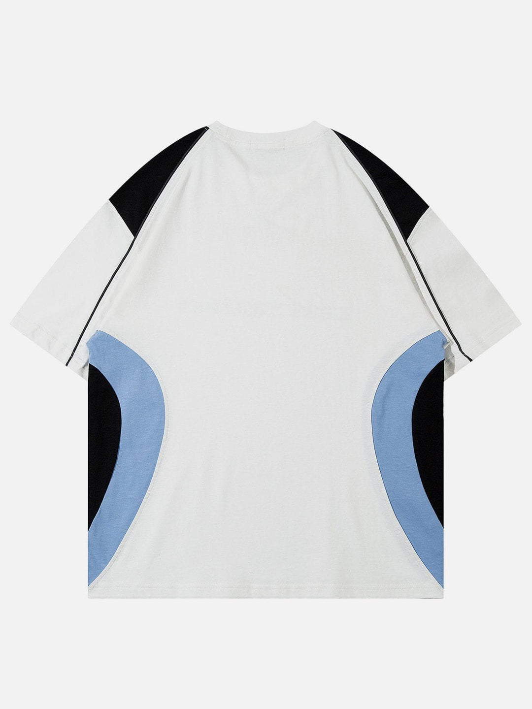 WLS Patchwork Contrasting Color Tee