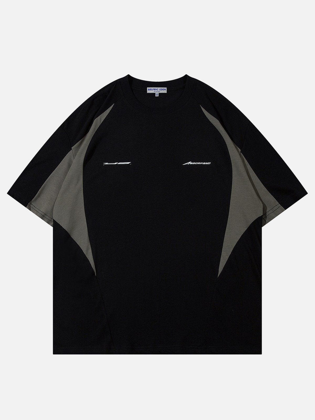 WLS Patchwork Contrasting Color Tee