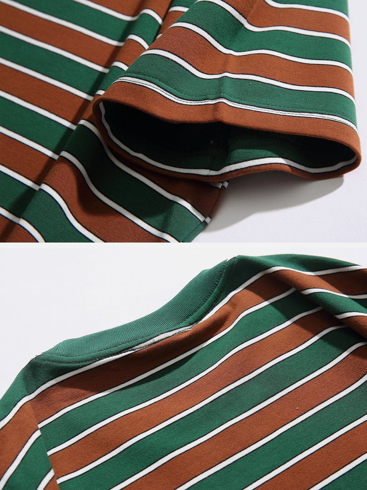 WLS Stripe 3D Embroidery Tee