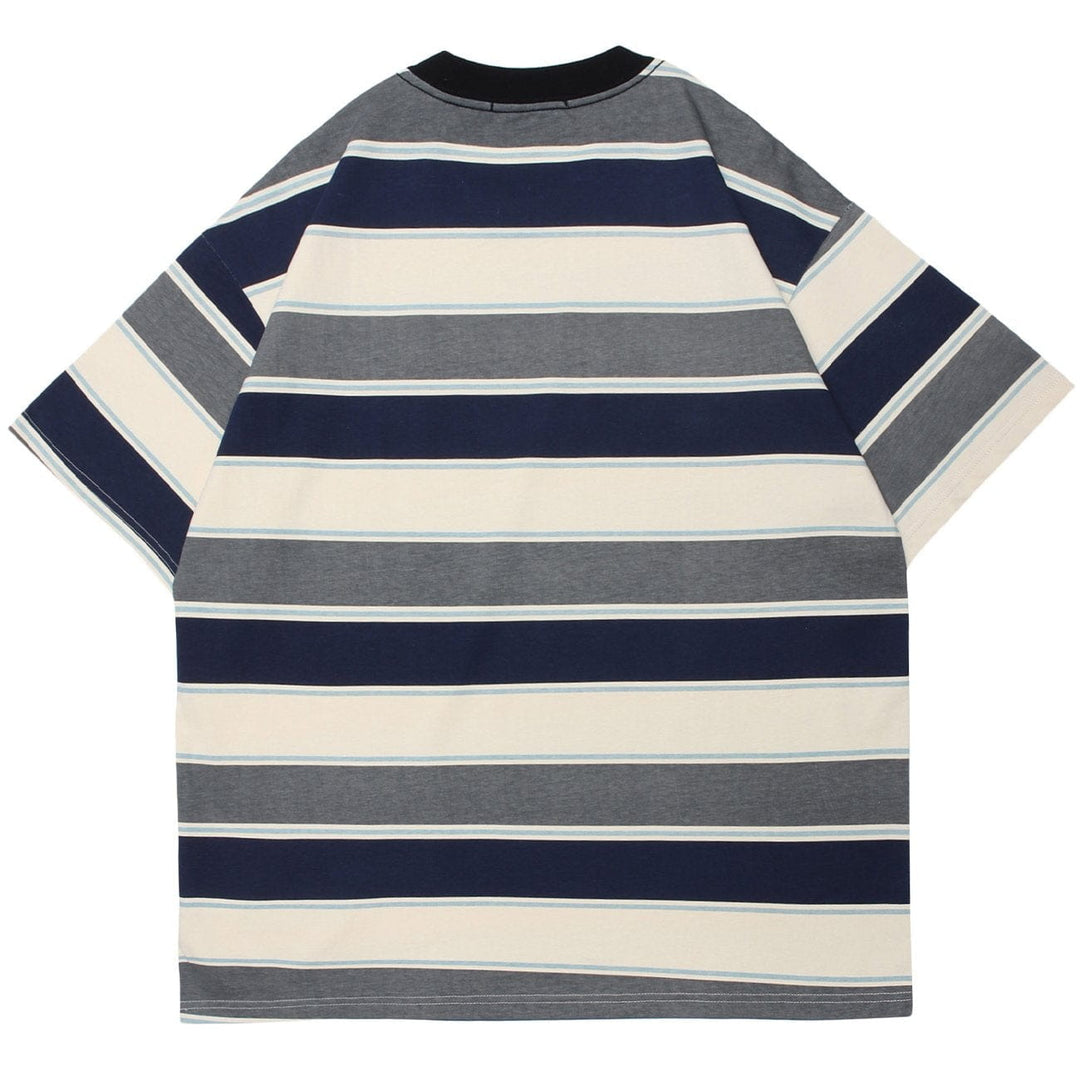 WLS Stripes Contrast Tee