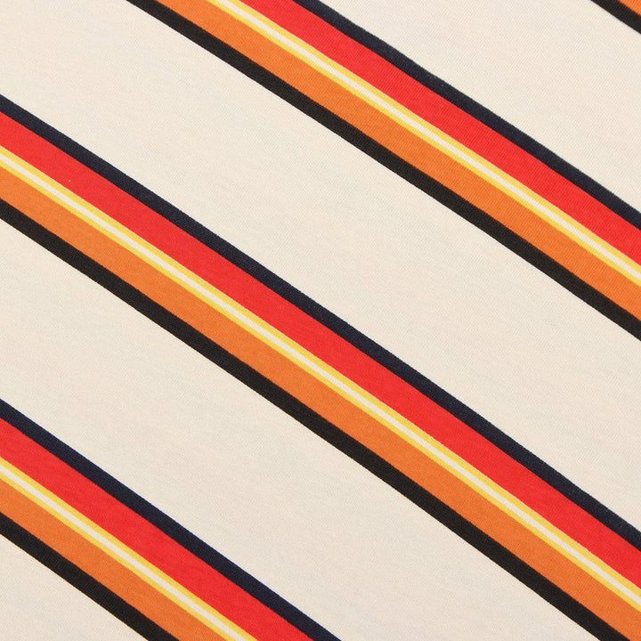 WLS Striped Bright Color Matching Tee