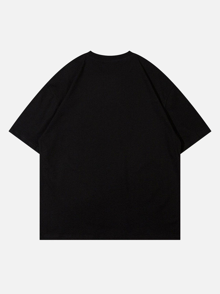 WLS Hand Drawn Cartoon Character Graphic Tee