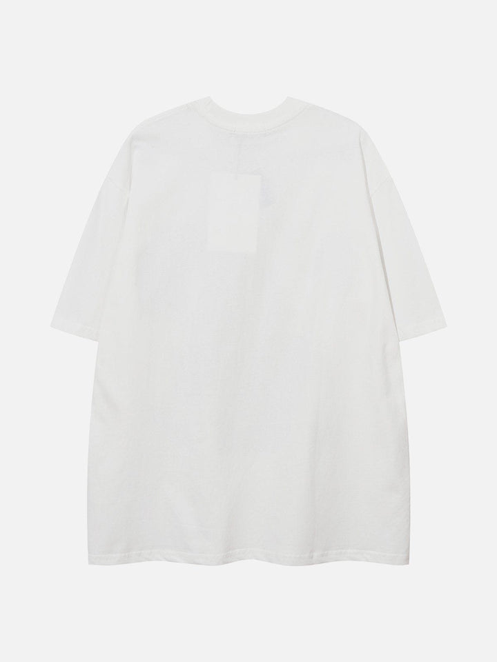WLS Pixel Style Graphic Print Tee
