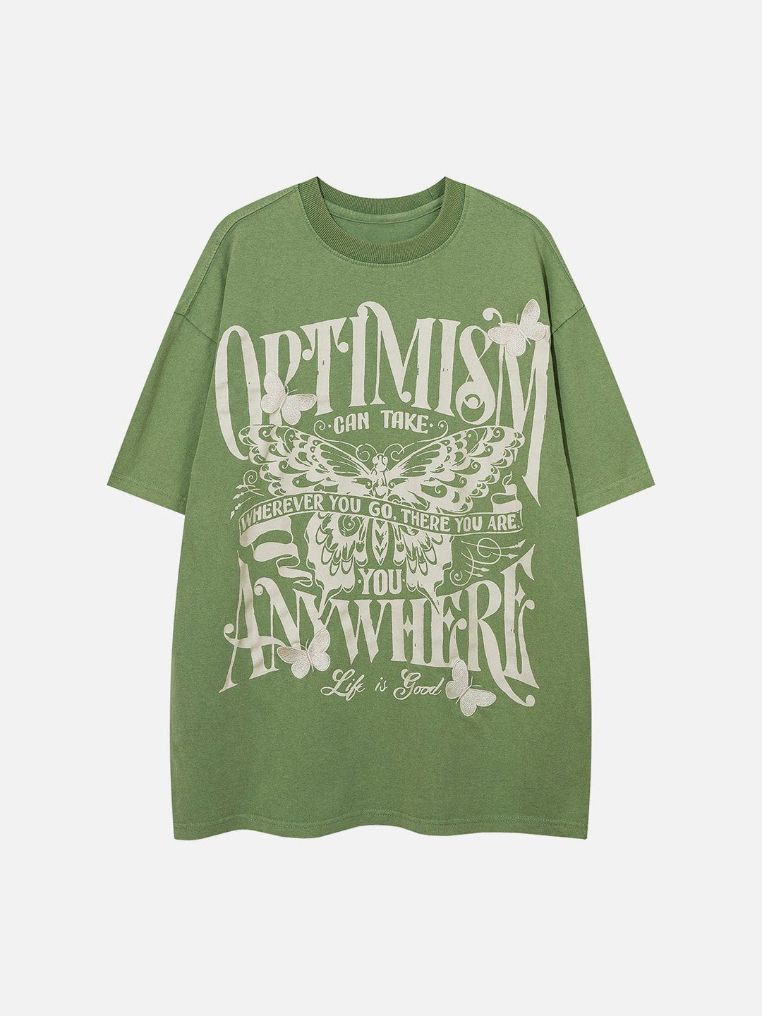WLS Vintage Butterfly Print Tee