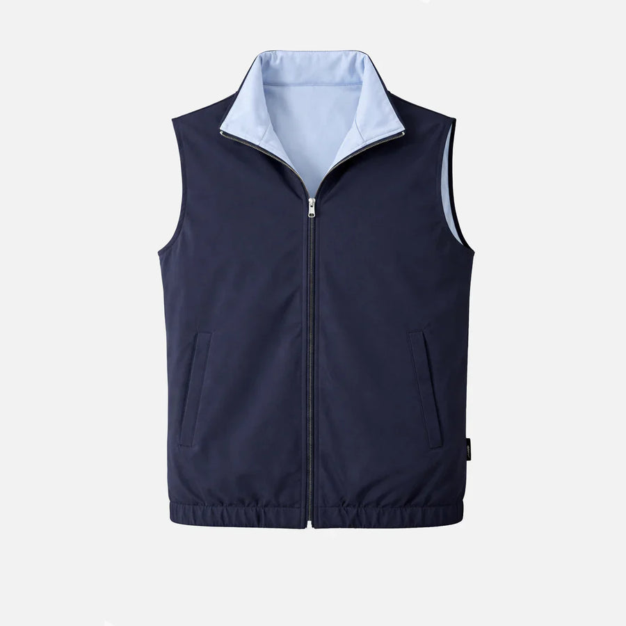 Verso Reversible Gillet Navy Bleu/ Baby Bleu