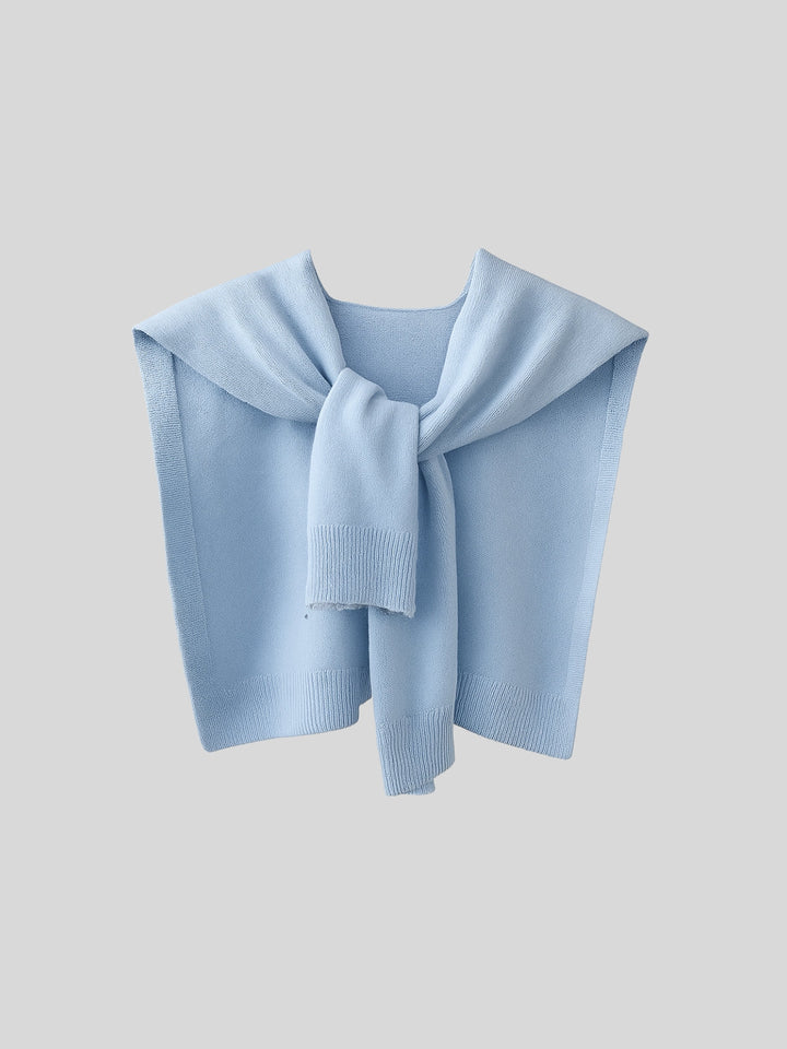 WLS Shoulder Pad Waistcoat Wool Scarf